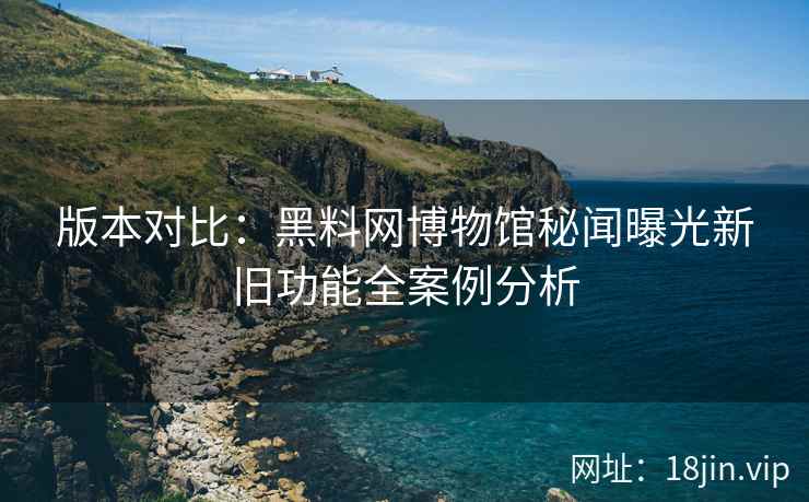 版本对比：黑料网博物馆秘闻曝光新旧功能全案例分析  第1张