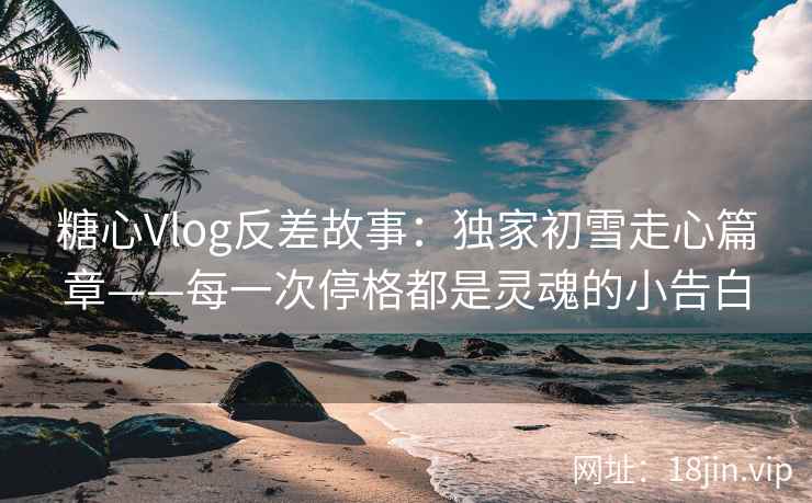糖心Vlog反差故事：独家初雪走心篇章——每一次停格都是灵魂的小告白