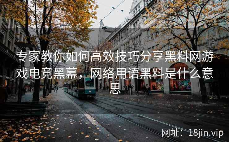 专家教你如何高效技巧分享黑料网游戏电竞黑幕，网络用语黑料是什么意思
