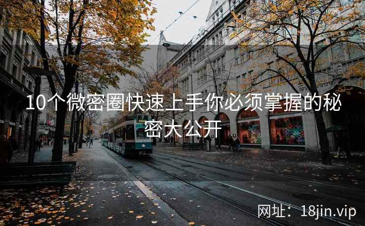 10个微密圈快速上手你必须掌握的秘密大公开  第2张