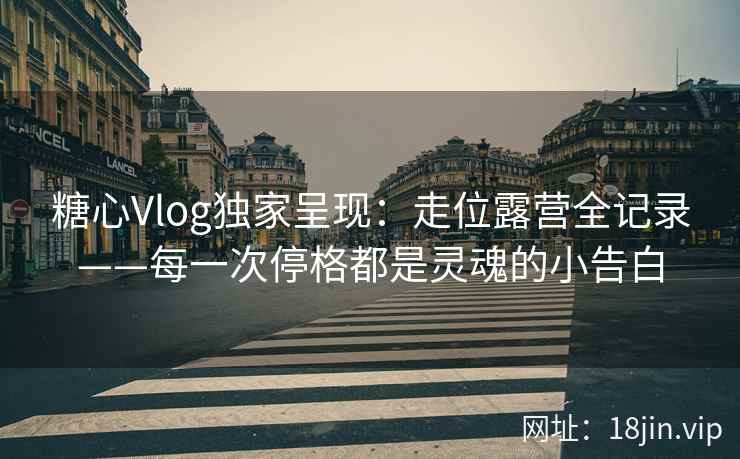 糖心Vlog独家呈现：走位露营全记录——每一次停格都是灵魂的小告白
