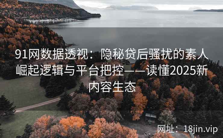 91网数据透视：隐秘贷后骚扰的素人崛起逻辑与平台把控——读懂2025新内容生态